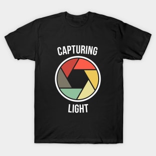 Capturing Light Cute Photographer Gift Tee Shirt T-Shirt